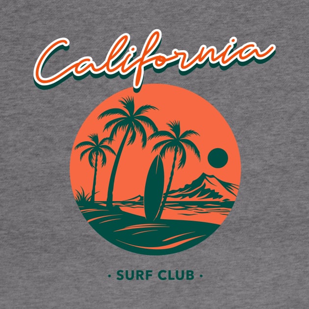 California Surf Club by Tip Top Tee's